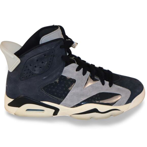 Women Black & Grey Jordan 6 Retro Tech Chrome 2020 - CK6635-001 - Size 8.5 - Picture 3 of 8